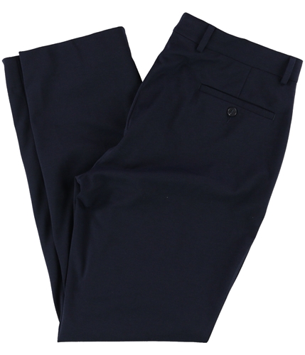 Kenneth Cole Mens Knit Techni-cole Dress Pants Slacks navy 35x32