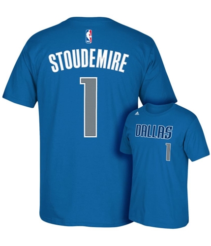 Adidas Mens Dallas Stoudemire Graphic T-Shirt collblue S