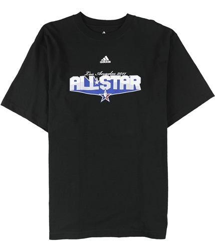 Adidas Mens Los Angeles All Star 2011 Graphic T-Shirt black L