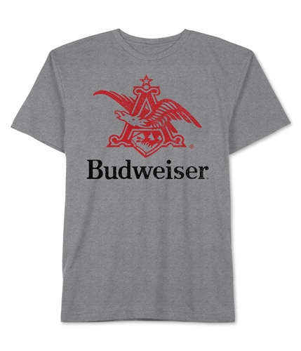 Jem Mens Budweiser Graphic T-Shirt htrgrey S