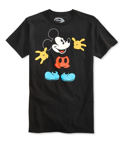 Hybrid Mens Mickey Mouse Graphic T-Shirt black S