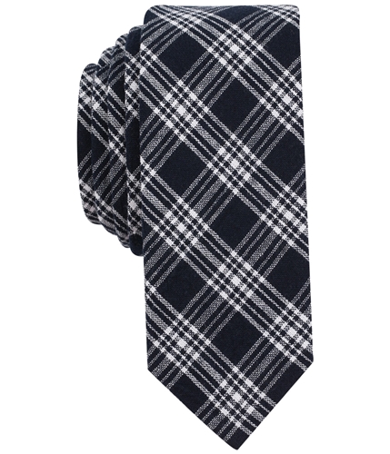 Penguin Mens Reale Check Necktie dknavy One Size