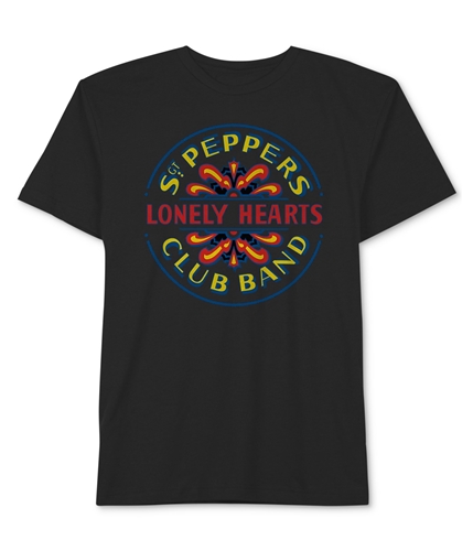 Hybrid Mens Lonely Hearts Graphic T-Shirt black S