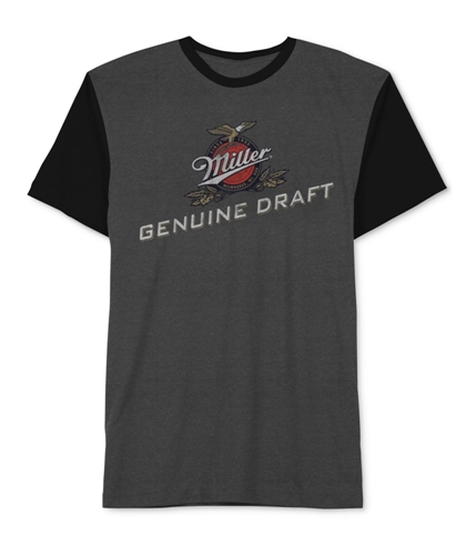 Jem Mens Genuine Draft Graphic T-Shirt charcoalhthr S