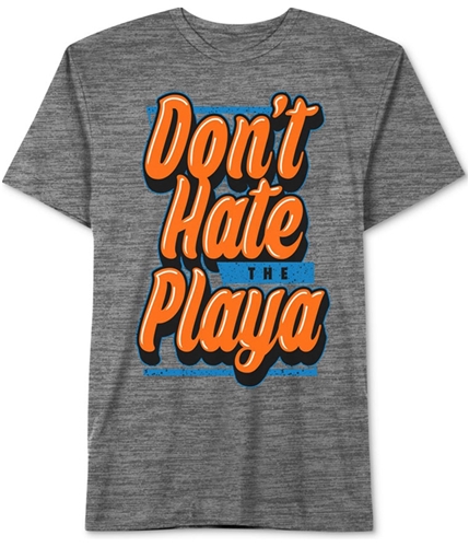 Lyric Culture Mens Don't Hate The Playa Graphic T-Shirt blackwhite S