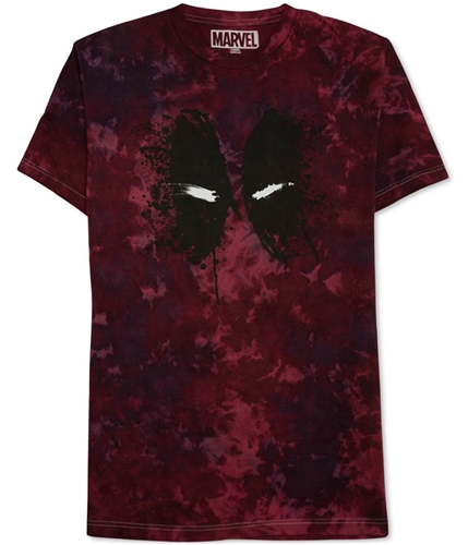 Jem Mens Deadpool Splatter Graphic T-Shirt wine S