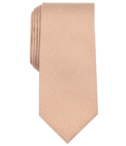 Nautica Mens Solid Slim Self-tied Necktie beige One Size