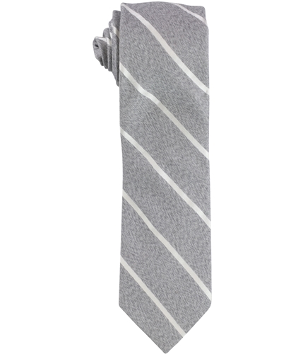 Perry Ellis Mens Ohley Self-tied Necktie silver One Size