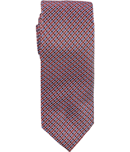 Perry Ellis Mens Embroidered Self-tied Necktie red One Size