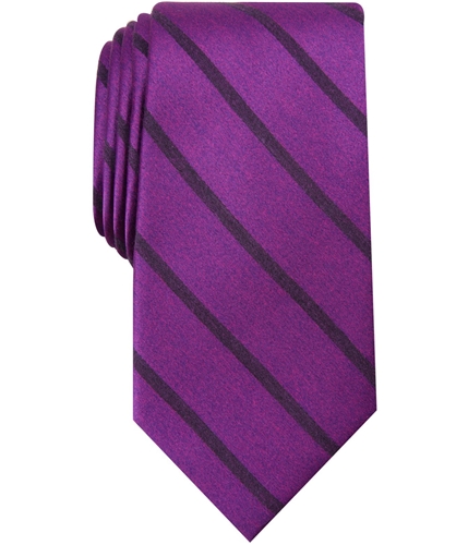 Perry Ellis Mens Harlech Stripe Self-tied Necktie magenta One Size