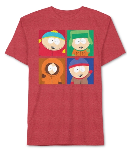 Jem Mens South Park Graphic T-Shirt redheather S