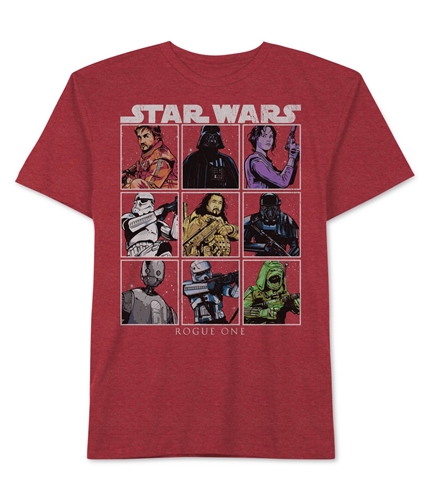 Star Wars Mens Rogue One Graphic T-Shirt redheather L