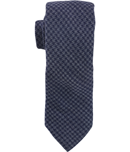 Tallia Mens Houndstooth Self-tied Necktie blue One Size