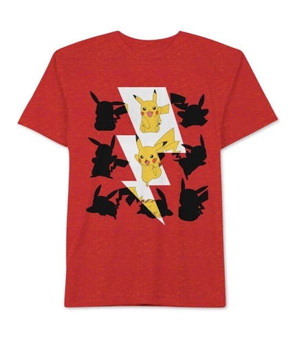 Pokemon Boys Pikachu Bolt Graphic T-Shirt redyellow 4