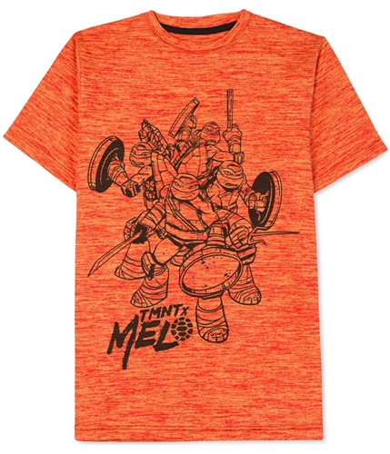 Hybrid Boys Carmelo Anthony TMNT Graphic T-Shirt redorange L