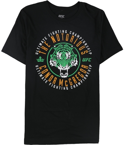 UFC Mens McGregor Tiger Graphic T-Shirt black M