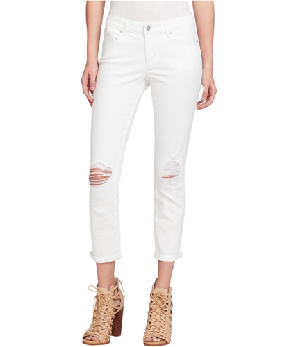 Jessica Simpson Womens Kiss Me Skinny Fit Jeans white 25x27