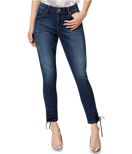Vintage America Womens Wonderland Ankle Skinny Fit Jeans darkblue 2x27
