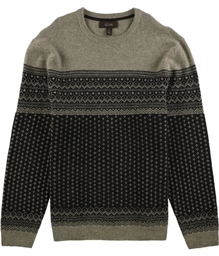 Tasso Elba Mens Fair-Isle Crew Pullover Sweater pigeoncadbury 2XL