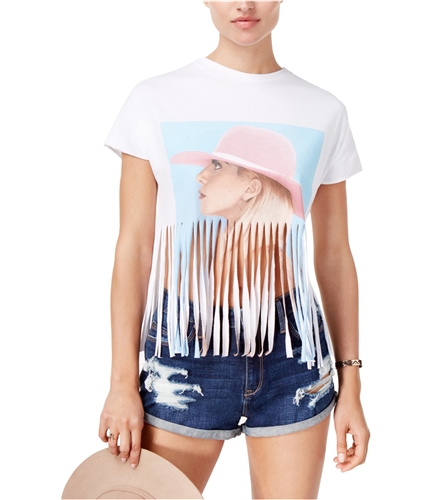 Lady Gaga Womens Joanne Tour Graphic T-Shirt white XS