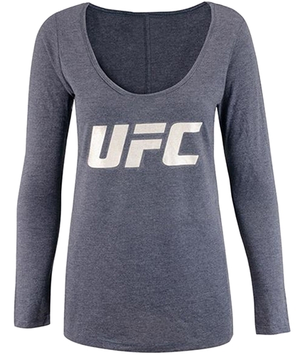 UFC Womens Foil Logo Graphic T-Shirt navy S