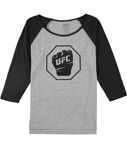 UFC Womens Fist Inside Logo Graphic T-Shirt blkgray S