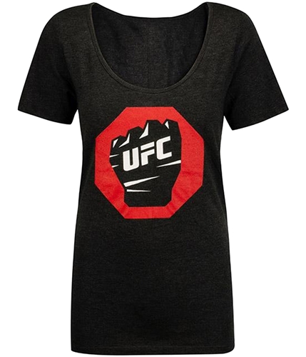 UFC Womens Fist Inside Logo Graphic T-Shirt black S