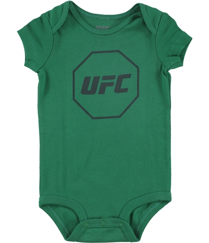 UFC Boys Octagon Logo Creeper Bodysuit Jumpsuit Pajama green 12 mos