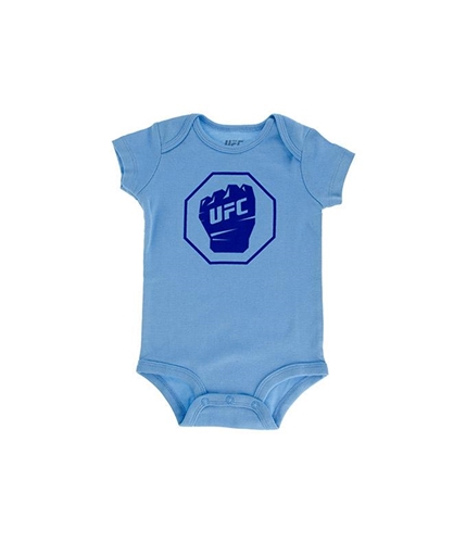 UFC Boys Fist Inside Logo Bodysuit Jumpsuit Pajama skyblue 12 mos