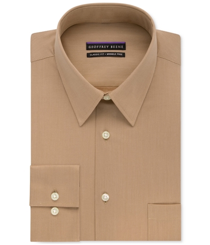 Geoffrey Beene Mens Non-Iron Button Up Dress Shirt wicker 18