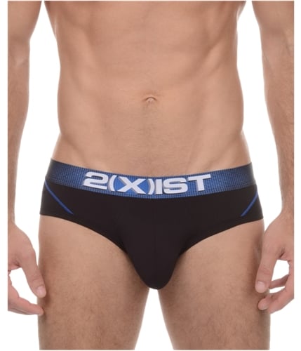 2(X)IST Mens No Show Underwear Briefs black XL