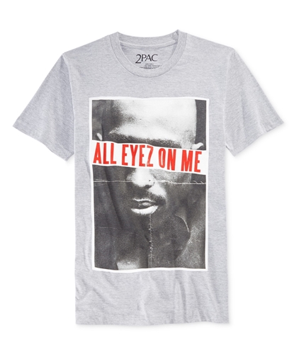 New World Mens Tupac All Eyes on Me Graphic T-Shirt hthrgrey L