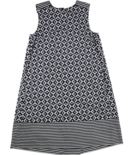 Marella Womens Mixed Pattern A-line Dress darkblue 6