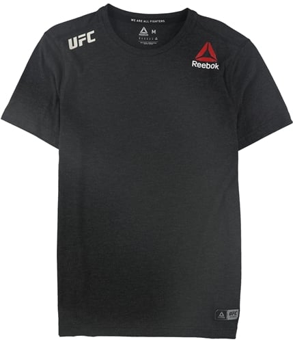 Reebok Mens UFC FK Blank Graphic T-Shirt blackgravel S