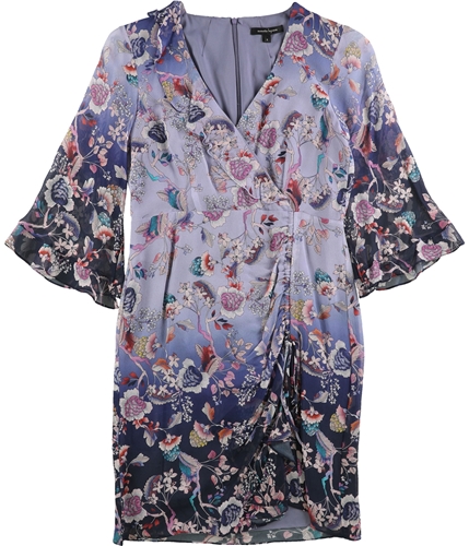 Nanette Lepore Womens Ombre Kimono Asymmetrical Dress midnightmulti 2