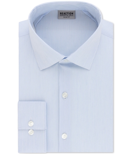 Kenneth Cole Mens Performance Button Up Dress Shirt skyblue 18