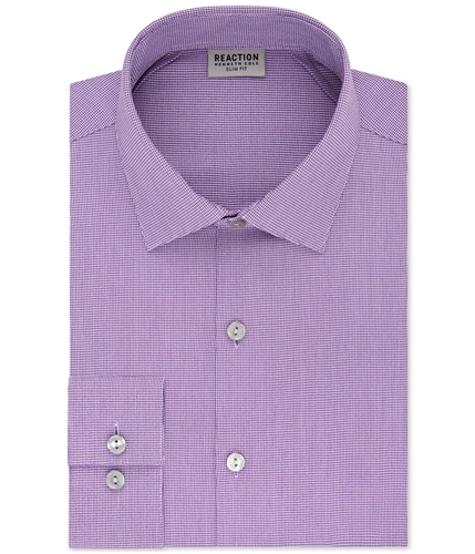 Kenneth Cole Mens Stretch Performance Button Up Dress Shirt grapesoda 16.5