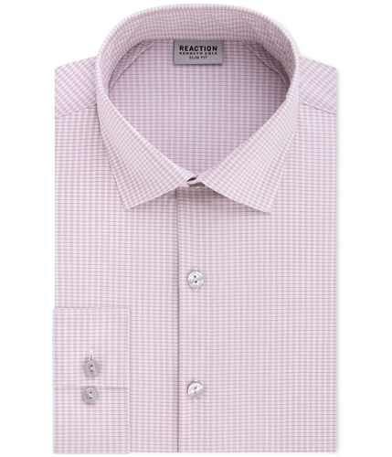 Kenneth Cole Mens Techni-Cole Button Up Dress Shirt roseqquartz 16.5
