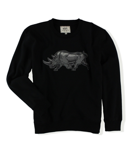 Ecko Unltd. Mens Embroidered Rhino Sweatshirt black L