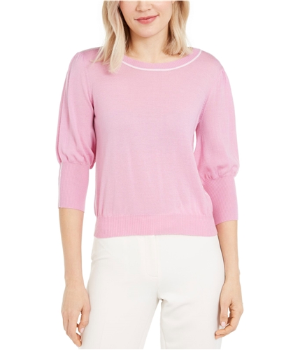 Marella Womens Solid Pullover Sweater pink XL