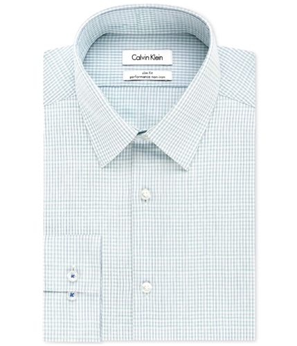 Calvin Klein Mens Steel Slim-Fit Button Up Dress Shirt bermuda 14