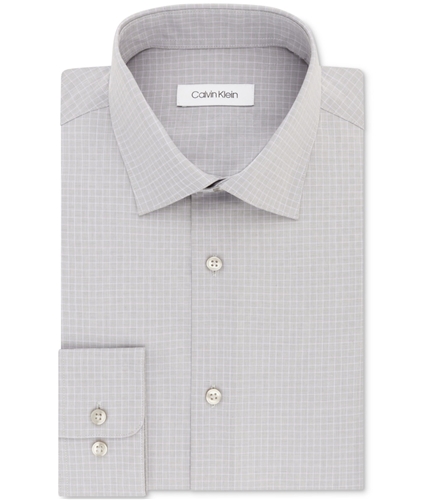 Calvin Klein Mens Steel Regular Fit Button Up Dress Shirt dustymauve 16.5