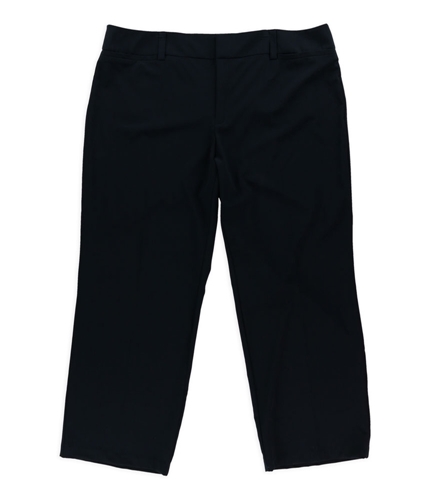 AGB Womens Solid Dress Pants navy 24W/31