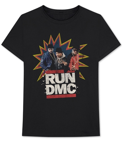Bravado Mens Run DMC Graphic T-Shirt black S