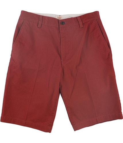 Dockers Mens Perfect Classic Casual Chino Shorts red 30