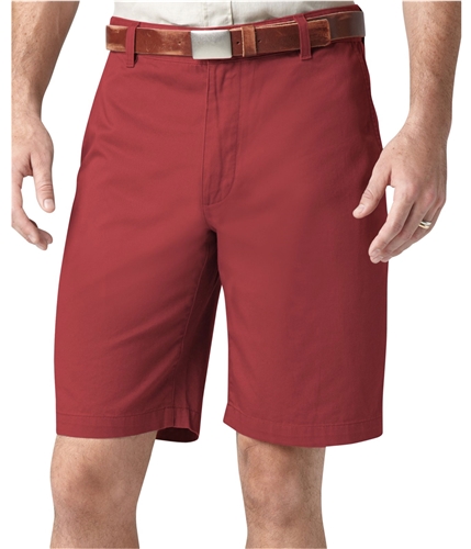 Dockers Mens Perfect Classic Casual Chino Shorts red 30