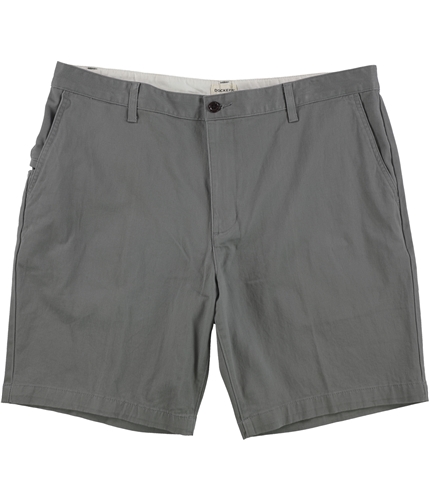 Dockers Mens Classic Fit Flat Front Casual Walking Shorts gray 30