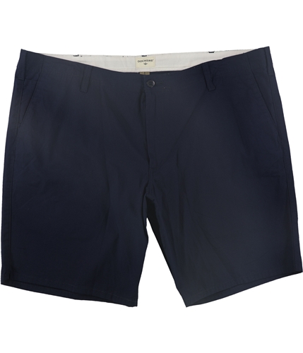 Dockers Mens Flat Front Casual Chino Shorts blue 42