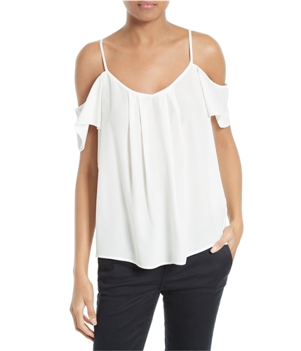 Joie Womens Adorlee Off the Shoulder Blouse white S