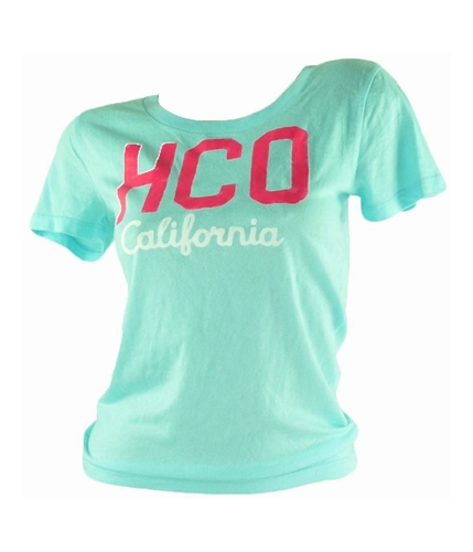 Hollister Mens Wo Hco California Graphic T-Shirt lightblue M
